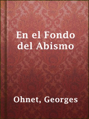 cover image of En el Fondo del Abismo